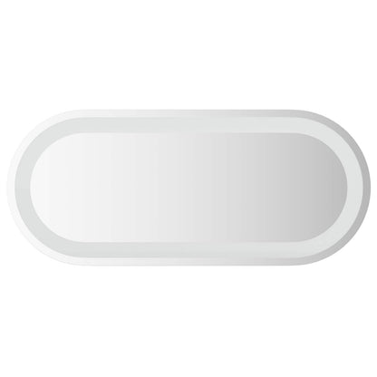 Specchio da bagno LED Trasparente 70 x 30 cm vetro temperato
