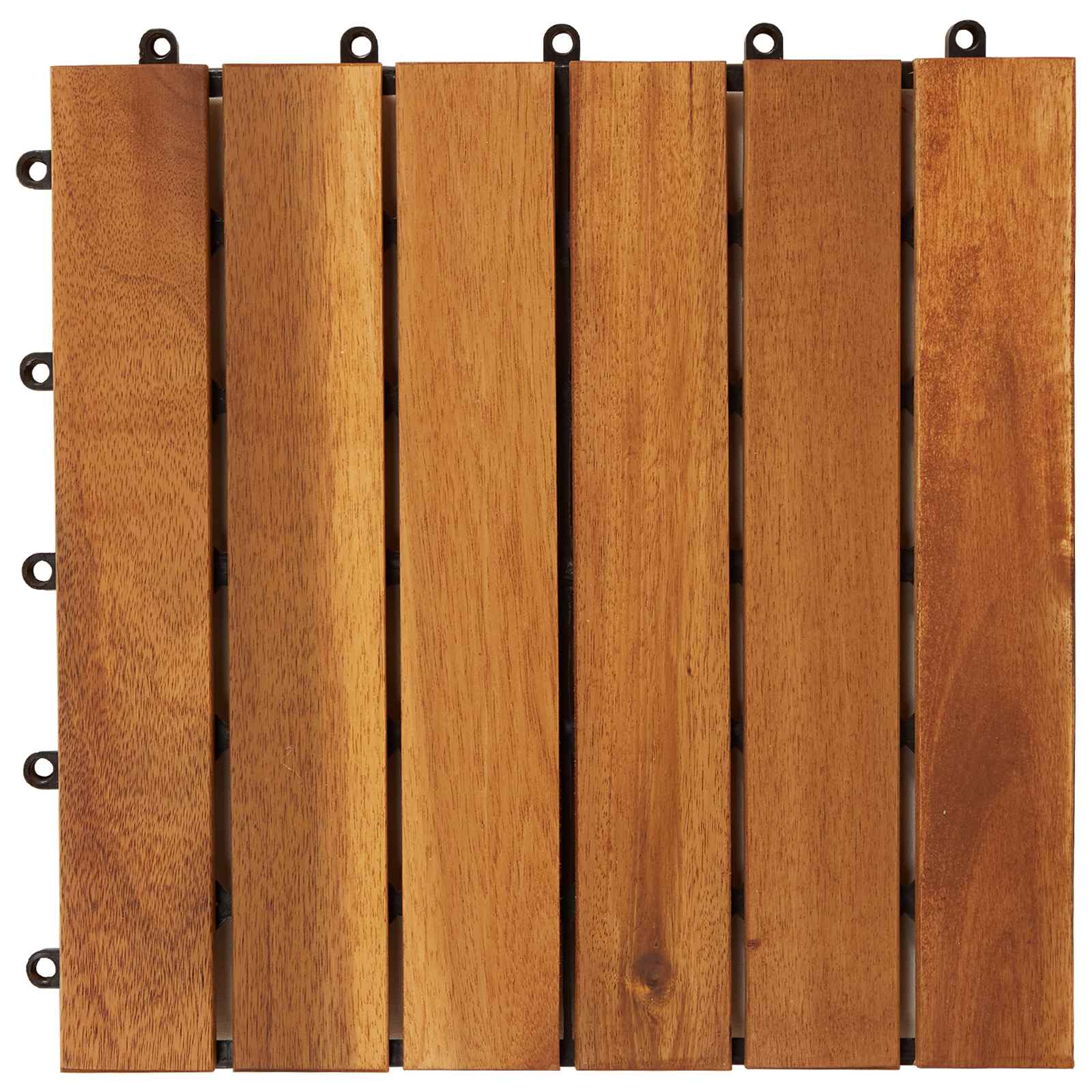 Piastrella per Decking 20 pcs Marrone 30 x 30 cm | homemem39