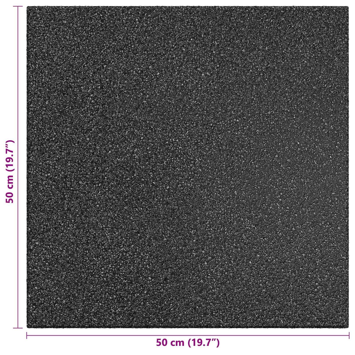 Piastrelle per Protezione dalle Cadute 24 pcs Nero 50 x 50 cm