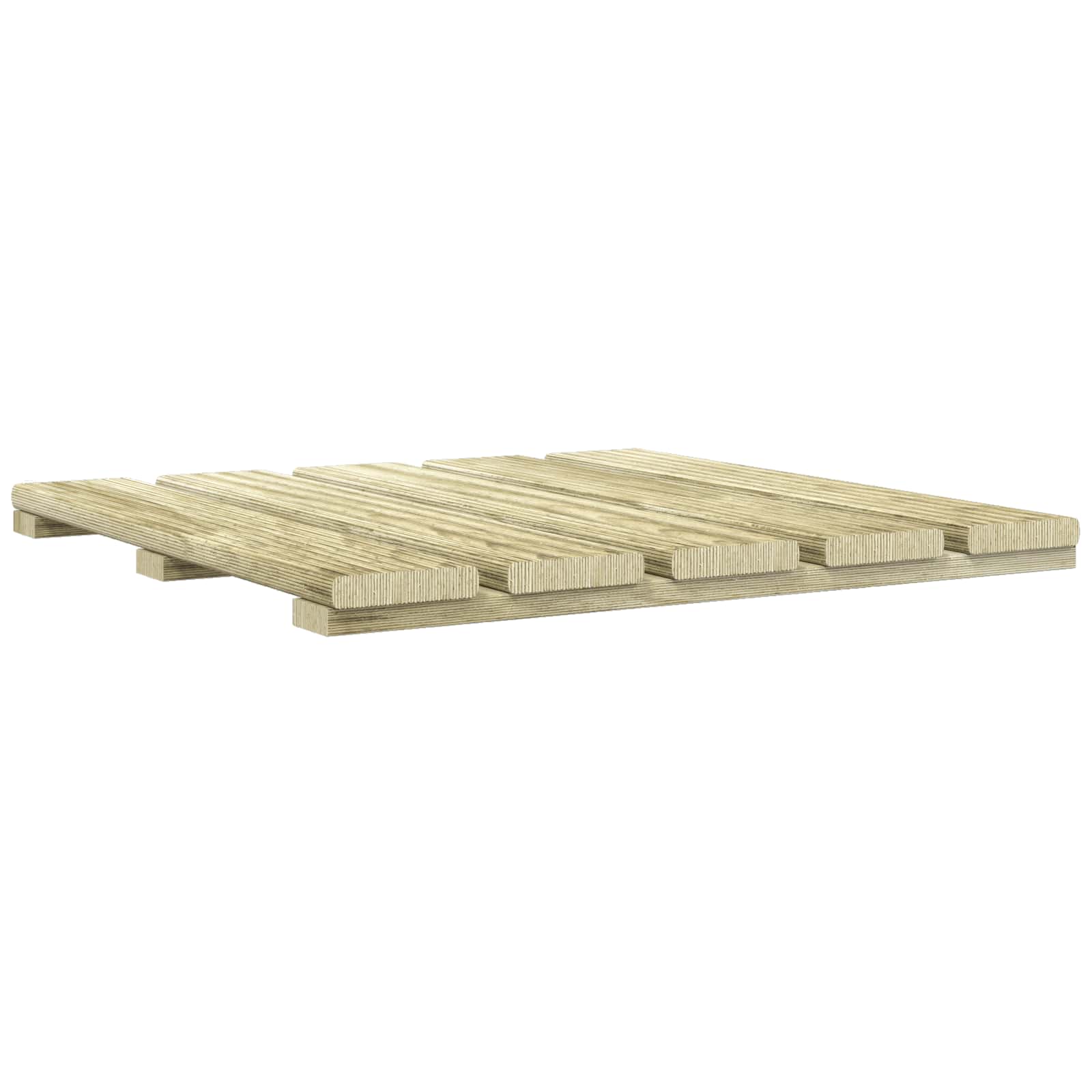 Piastrella per Decking 12 pcs Verde 50 x 50 cm | homemem39
