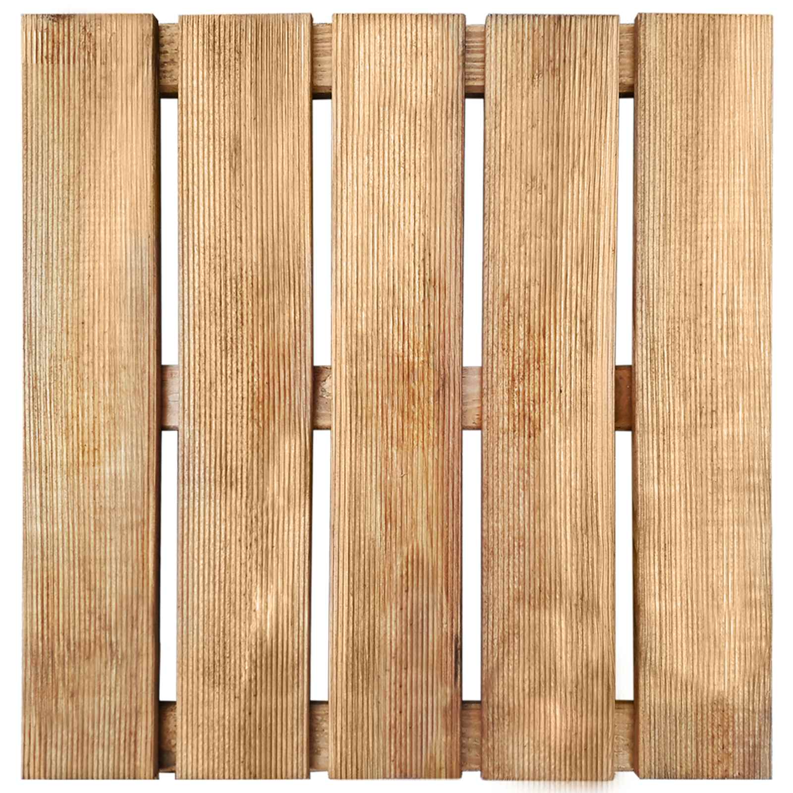 Piastrella per Decking 24 pz Marrone 50 x 50 cm | homemem39