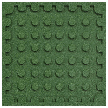 Piastrelle per Protezione dalle Cadute 24 pcs Verde 50 x 50 cm | homemem39