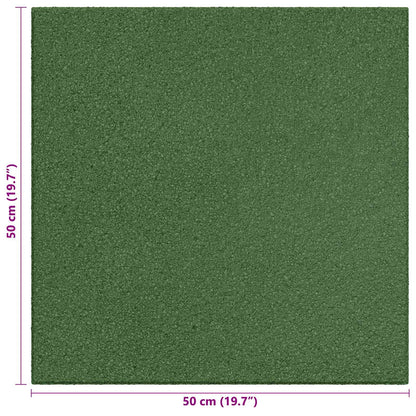 Piastrelle per Protezione dalle Cadute 24 pcs Verde 50 x 50 cm | homemem39