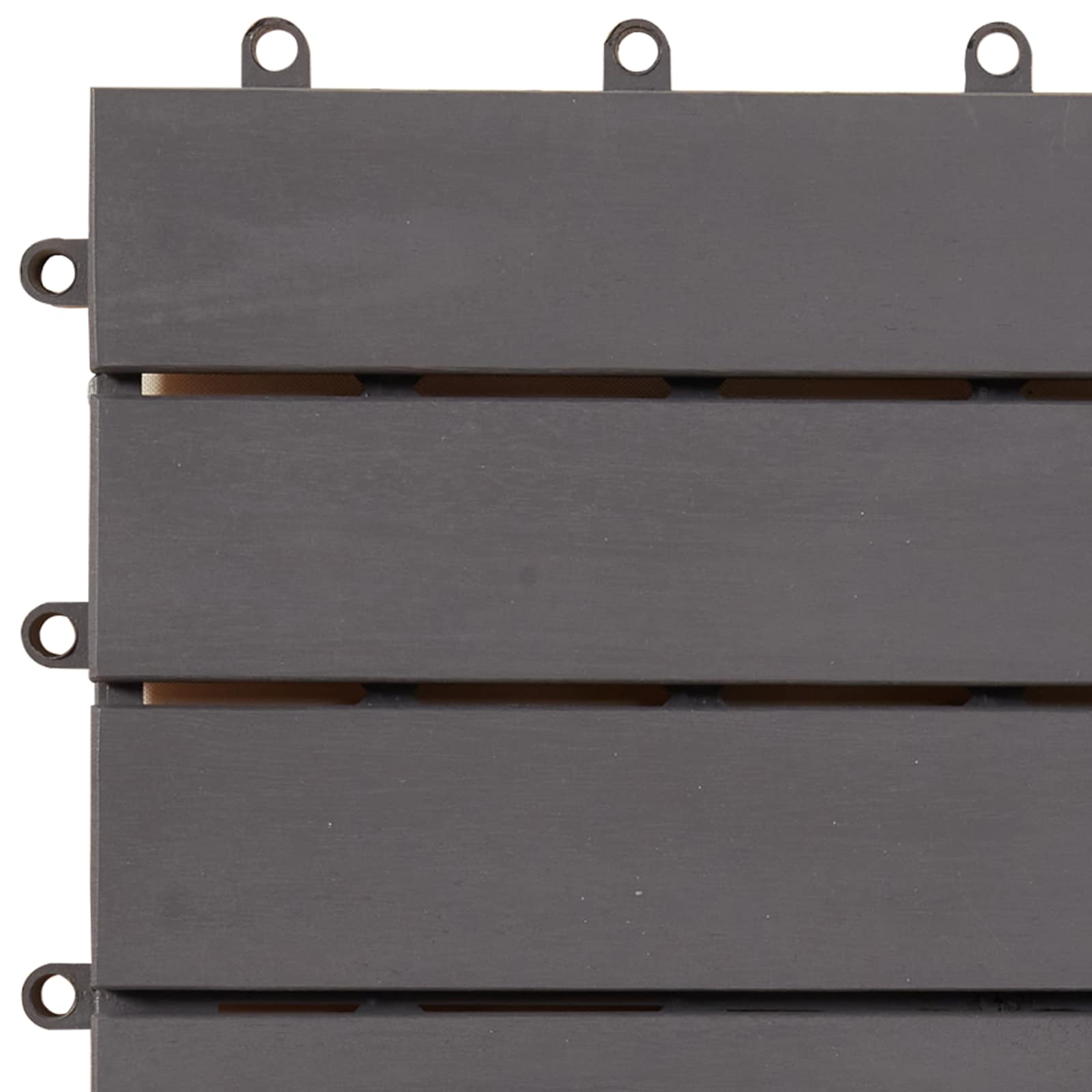 Piastrella per Decking 20 pcs Grigio 30 x 30 cm Legno di Acacia | homemem39