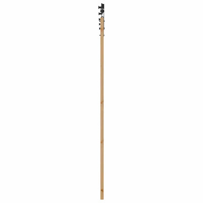 Porta scorrevole Naturale e Nero 73,5 x 211 cm | homemem39