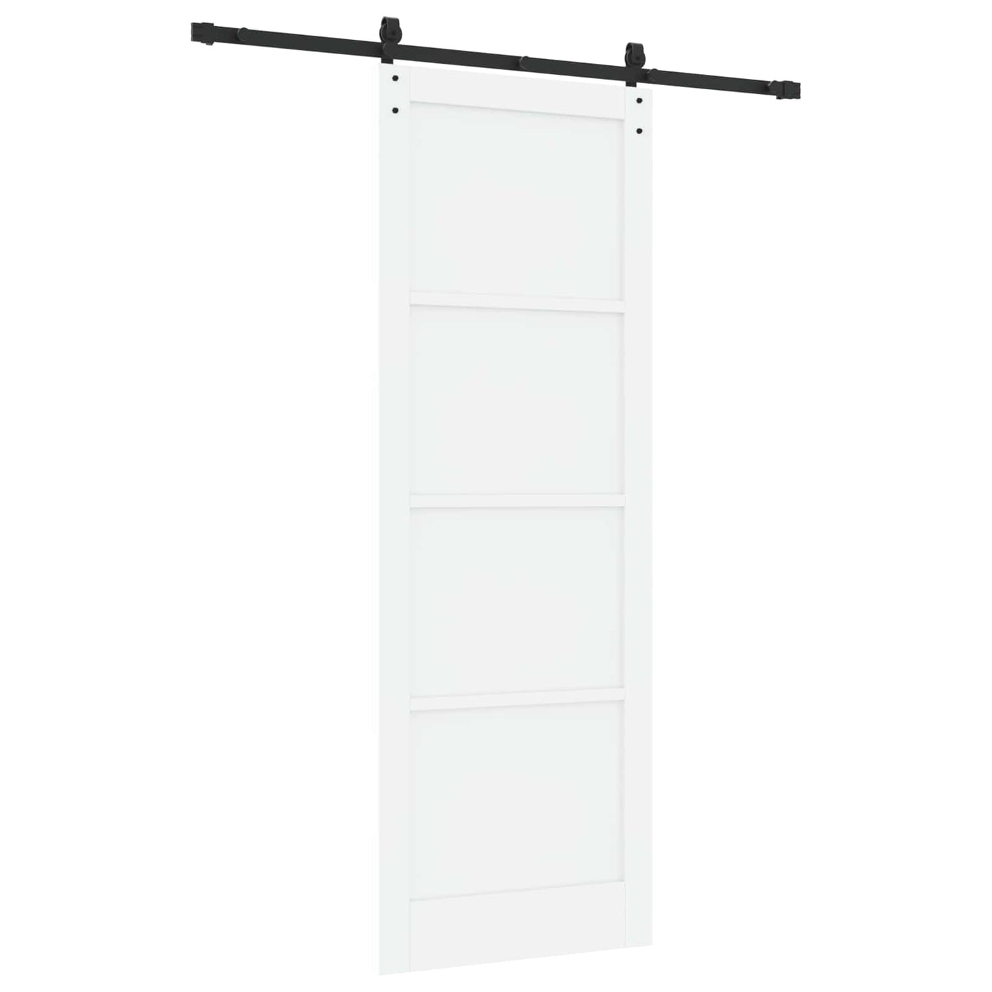 Porta scorrevole Bianco e Nero 83 x 232 cm | homemem39