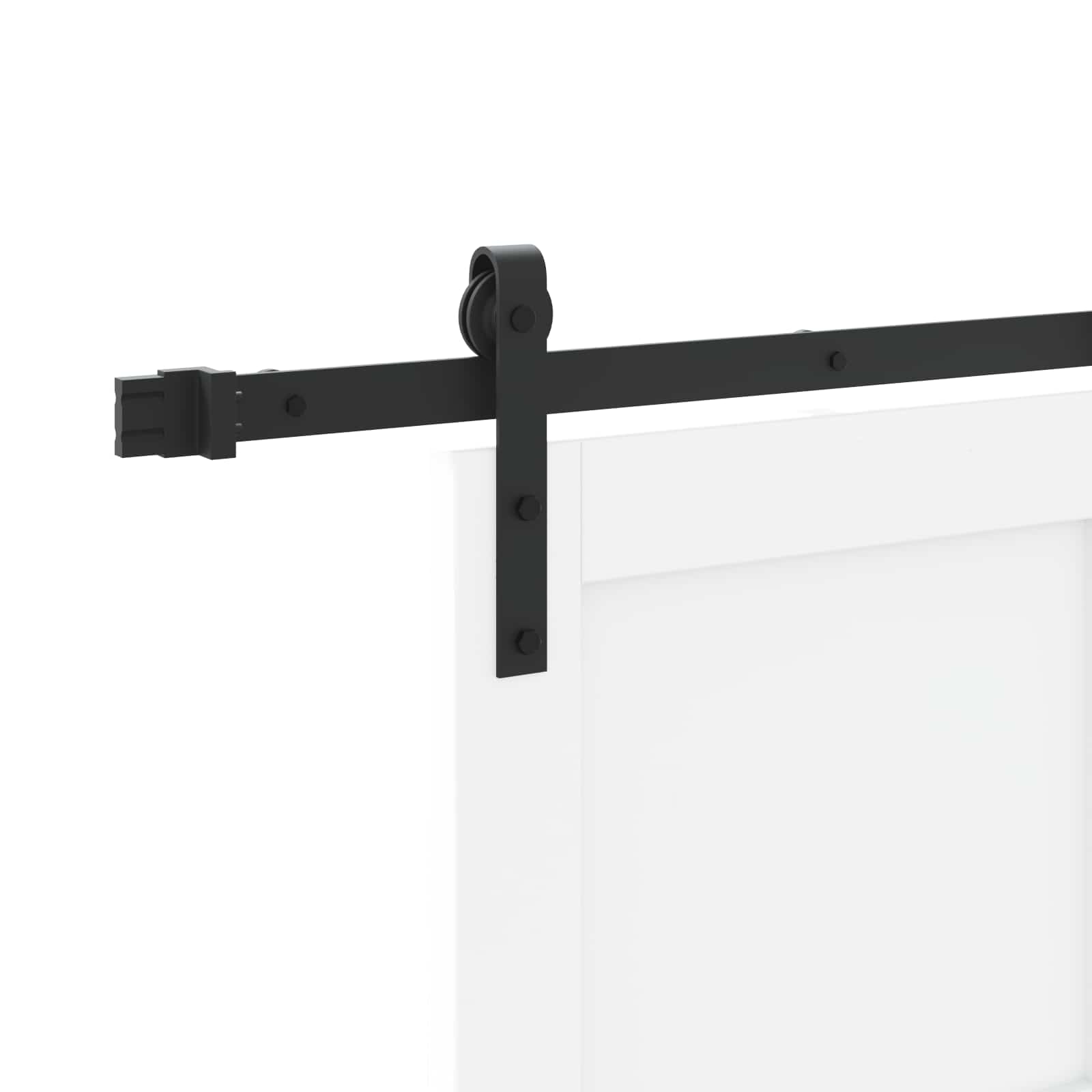 Porta scorrevole Bianco e Nero 83 x 202 cm | homemem39