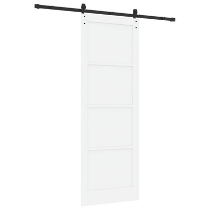 Porta scorrevole Bianco e Nero 83 x 232 cm | homemem39