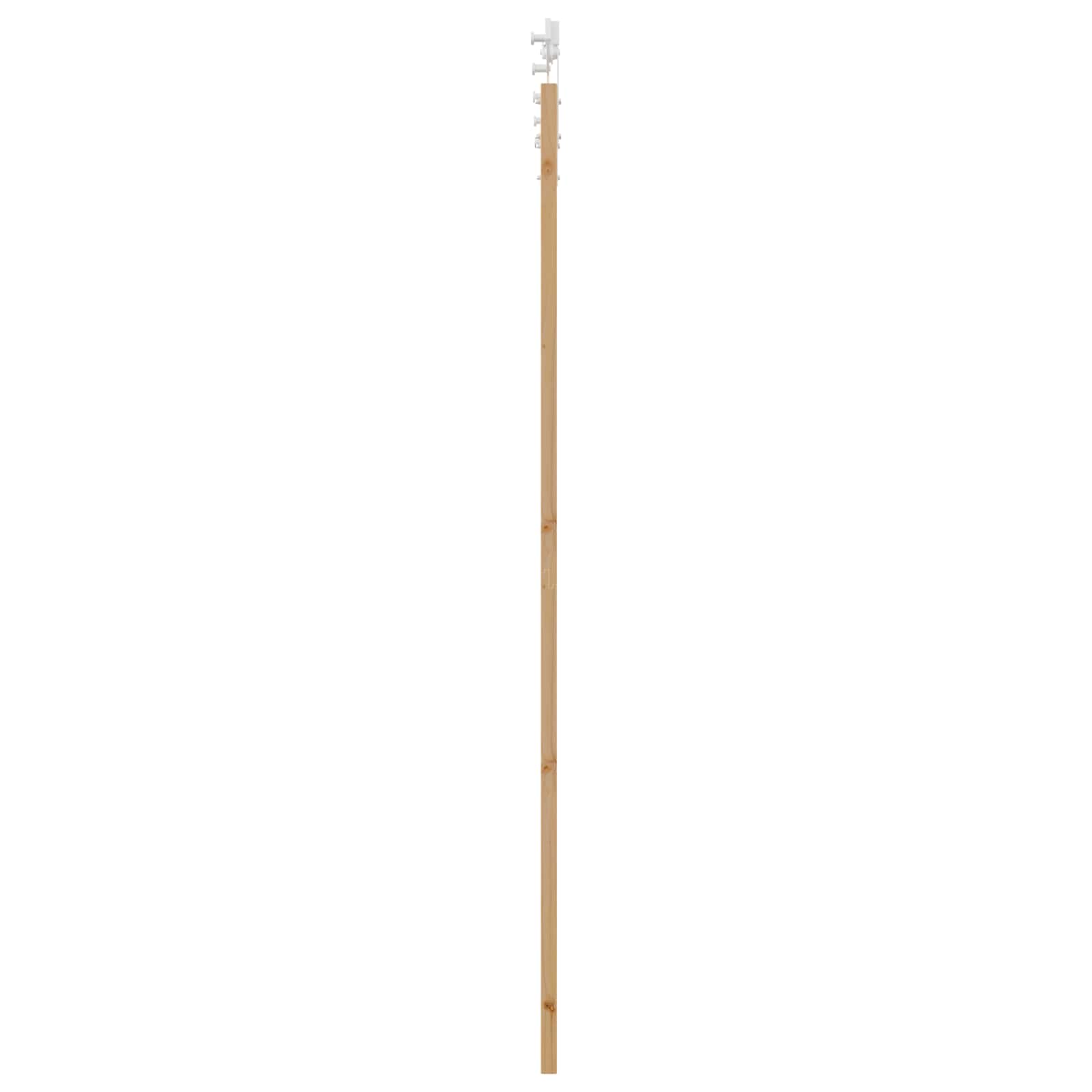 Porta scorrevole Naturale e Bianco 83 x 232 cm | homemem39