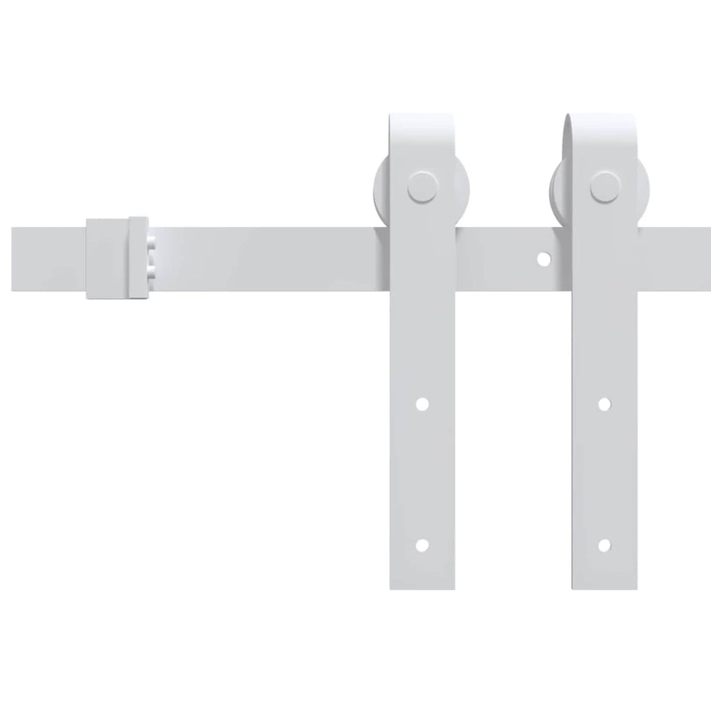 Porta scorrevole Bianco 83 x 232 cm Legno Massello di Pino | homemem39