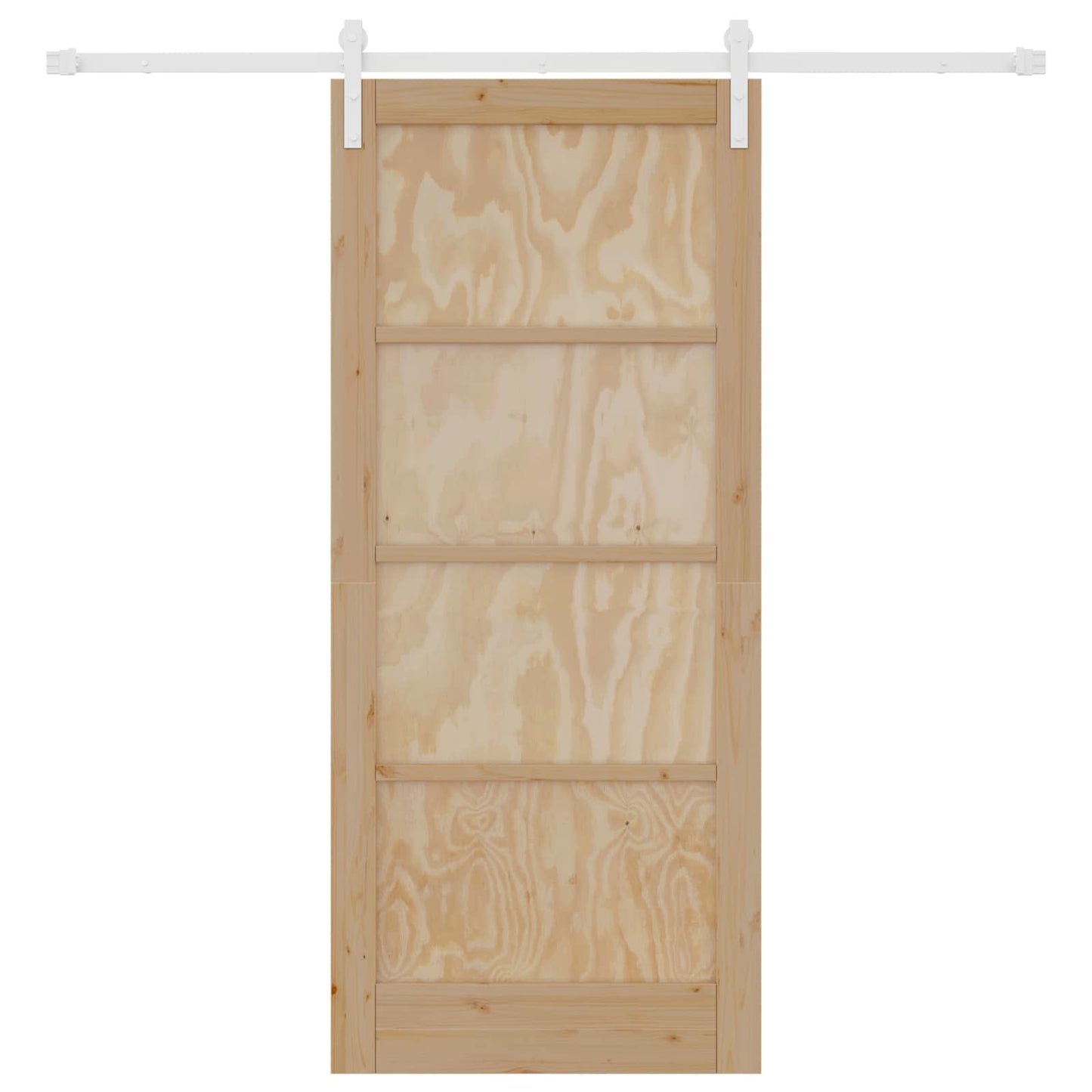 Porta scorrevole Naturale e Bianco 86 x 198,5 cm | homemem39