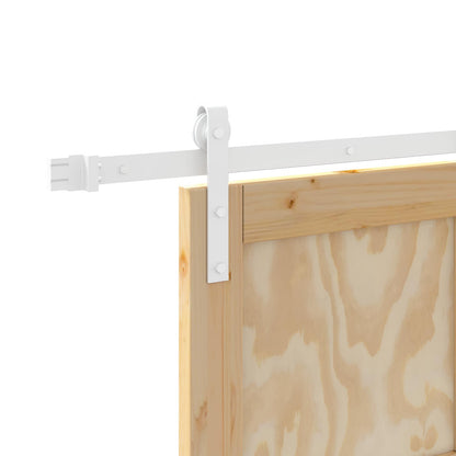 Porta scorrevole Naturale e Bianco 86 x 211 cm | homemem39