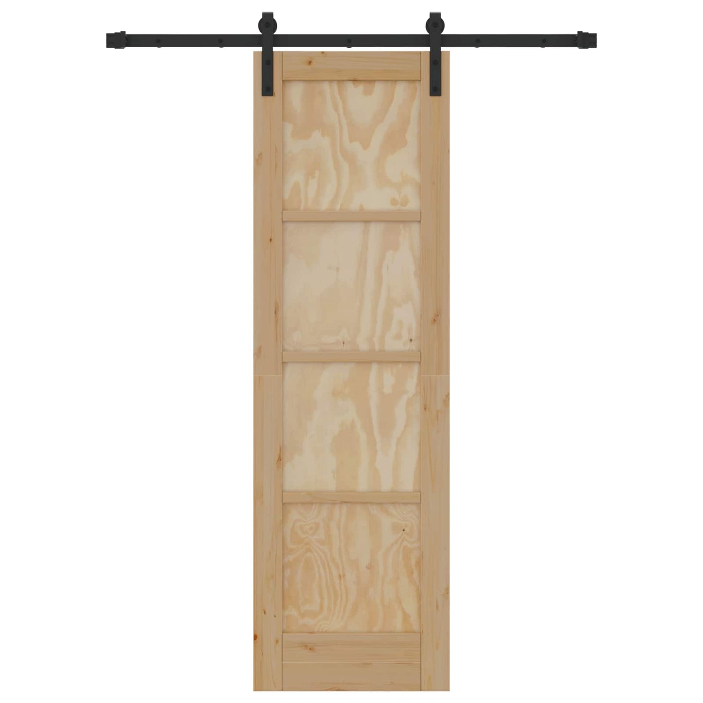 Porta scorrevole Naturale 61 x 198,5 cm Legno Massello di Pino | homemem39