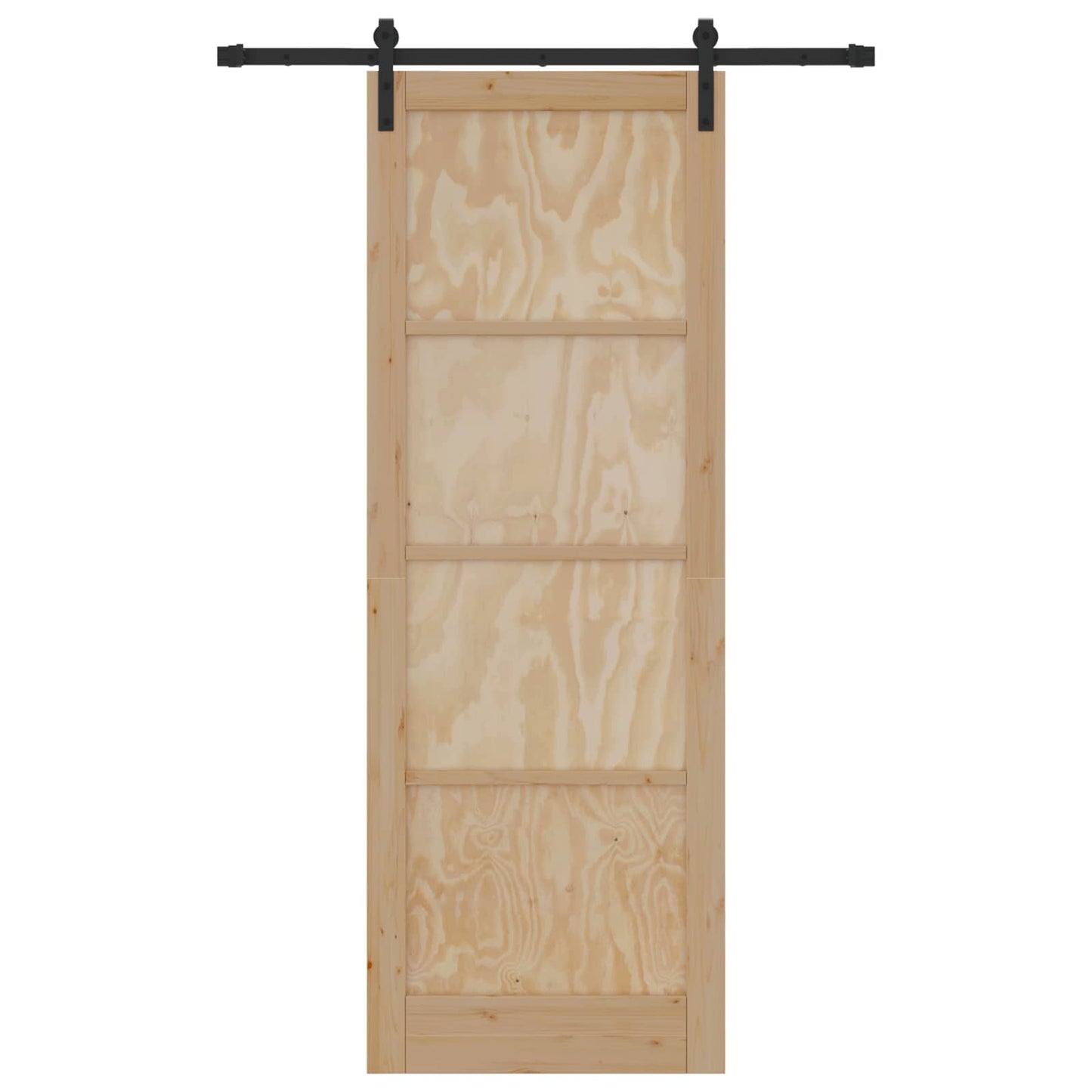 Porta scorrevole Naturale 83 x 232 cm Legno Massello di Pino | homemem39