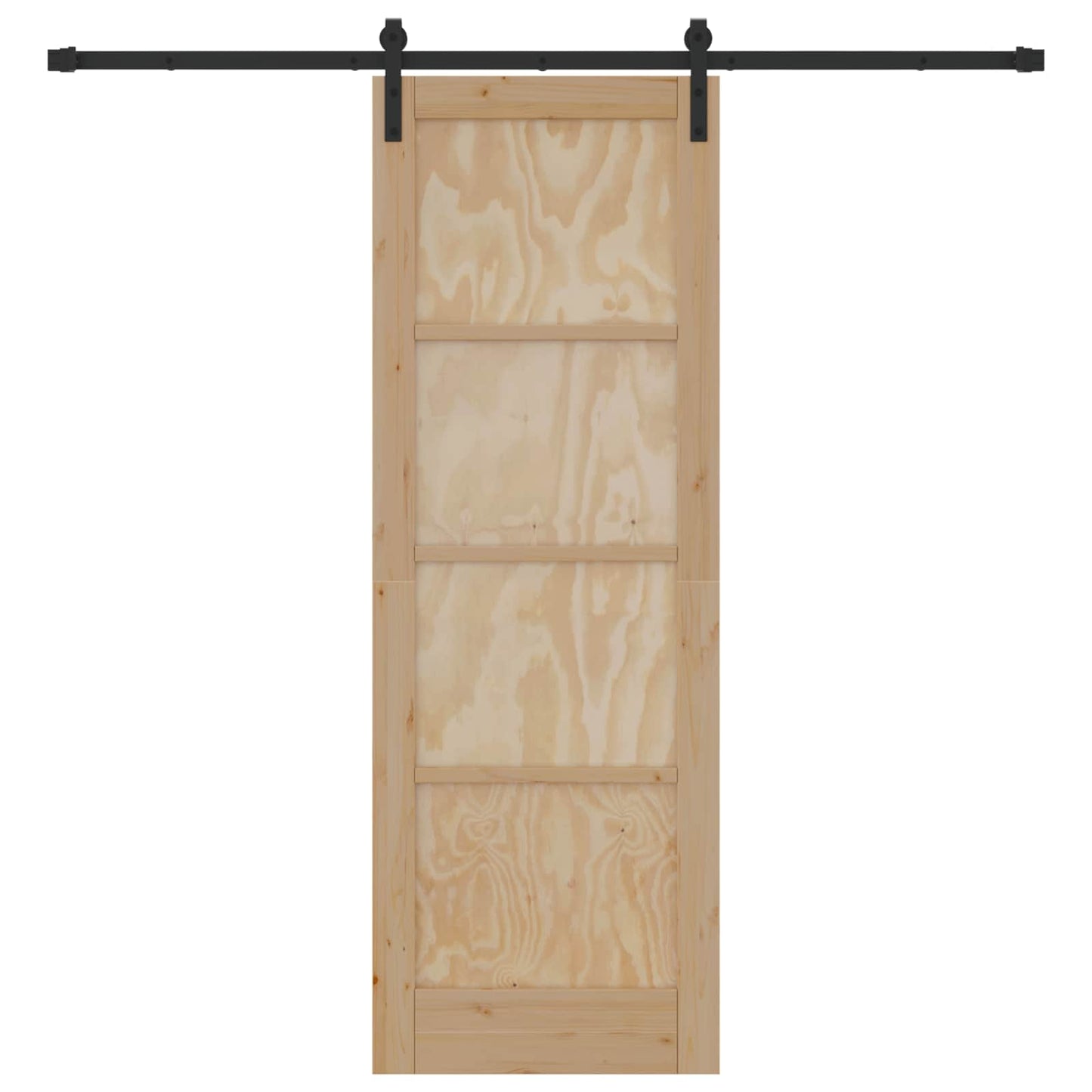 Porta scorrevole Naturale 73,5 x 211 cm Legno Massello di Pino | homemem39