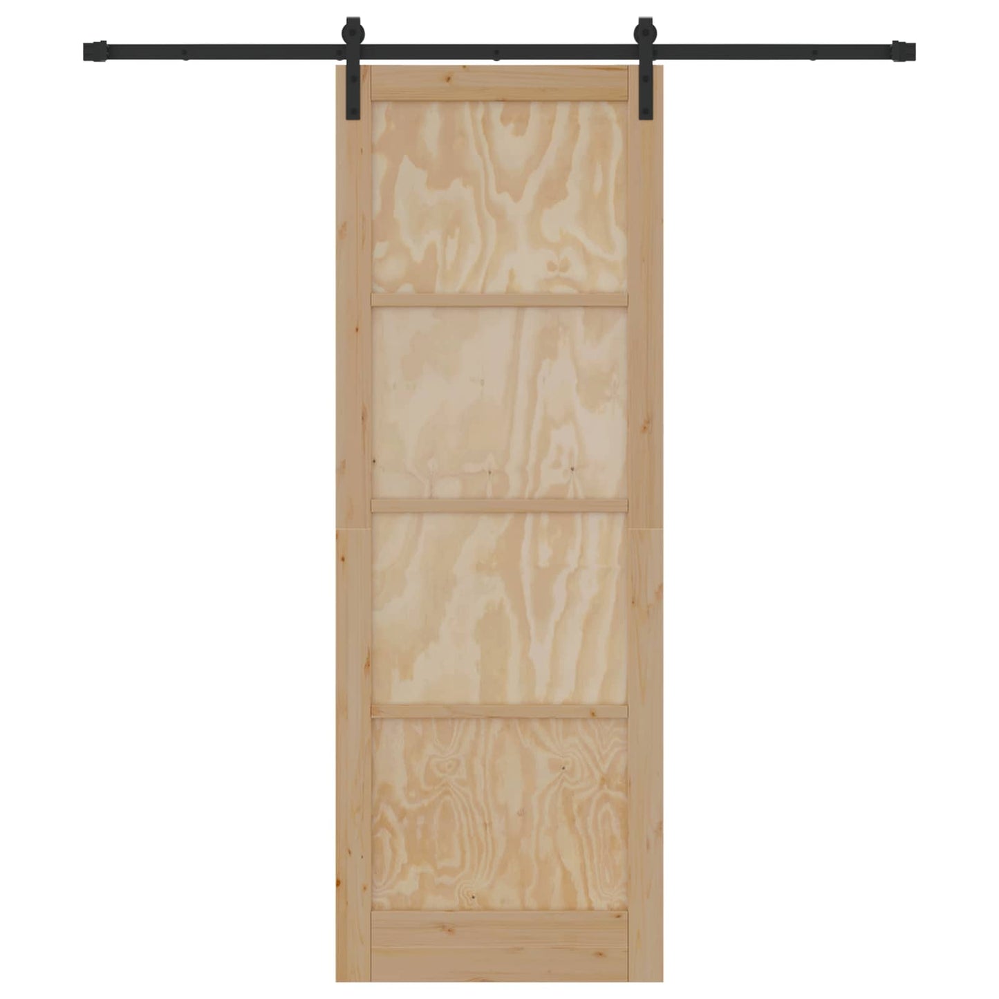 Porta scorrevole Naturale 83 x 232 cm Legno Massello di Pino | homemem39