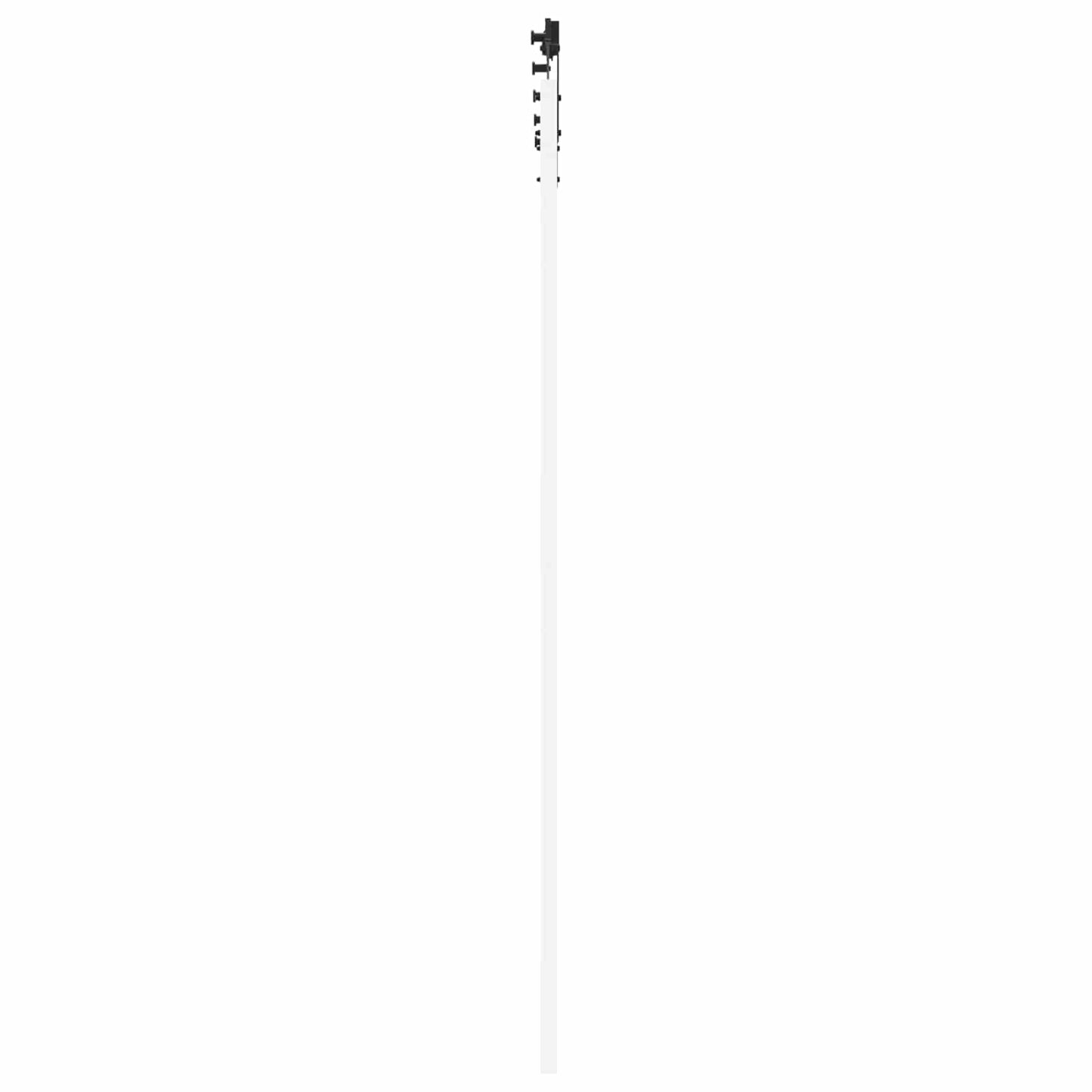 Porta scorrevole Bianco 83 x 232 cm Legno Massello di Pino | homemem39