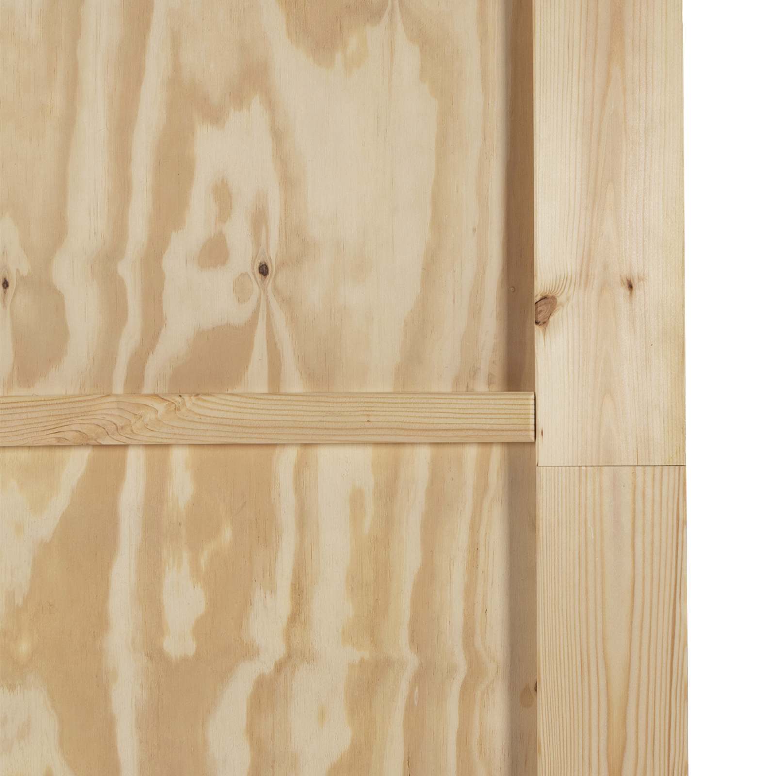 Porta scorrevole Naturale 86 x 211 cm Legno Massello di Pino | homemem39