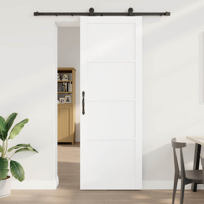 Porta scorrevole Bianco e Nero 83 x 232 cm