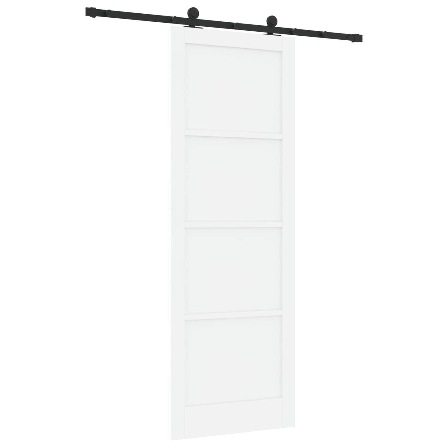 Porta scorrevole Bianco e Nero 83 x 232 cm | homemem39
