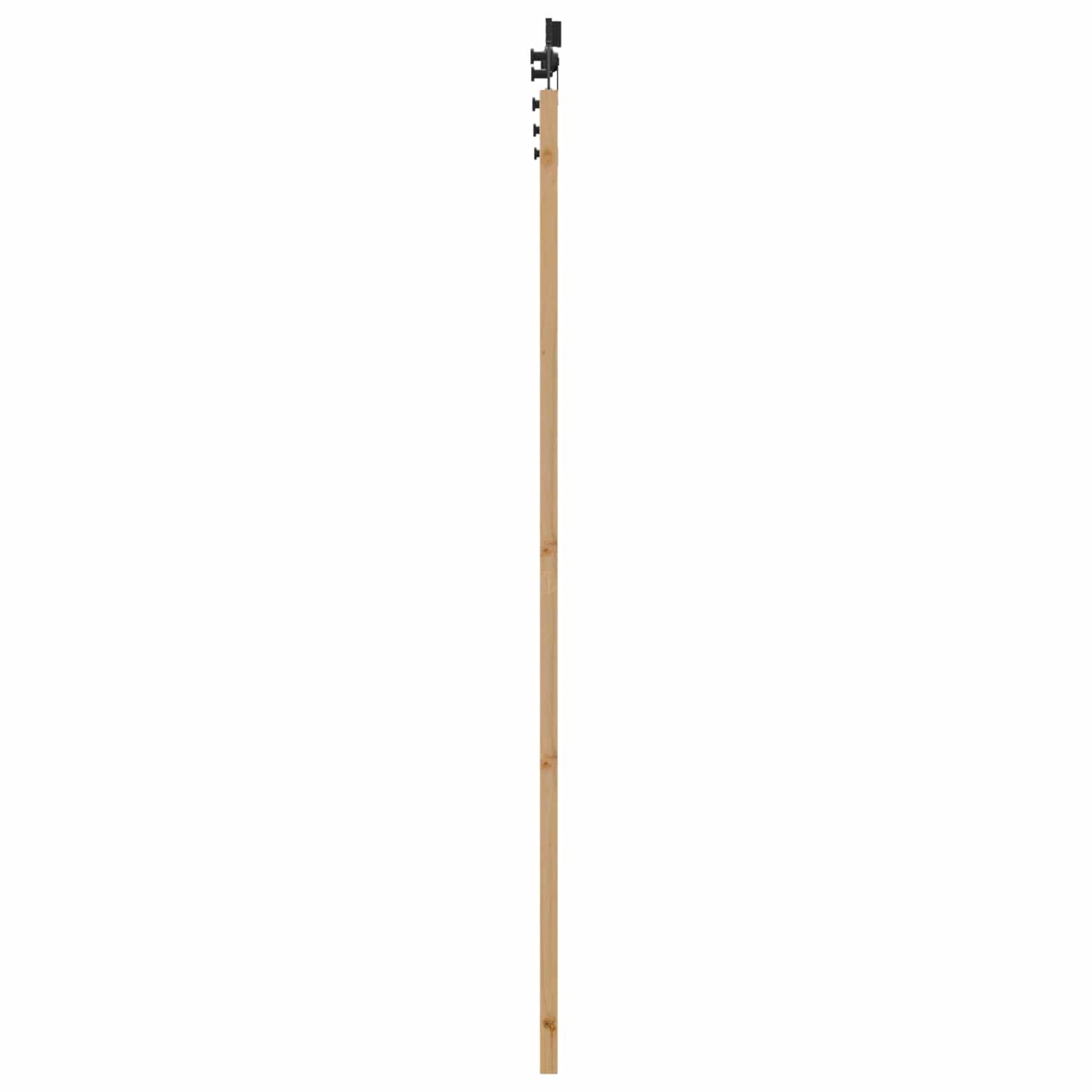 Porta scorrevole Naturale e Nero 86 x 211 cm | homemem39