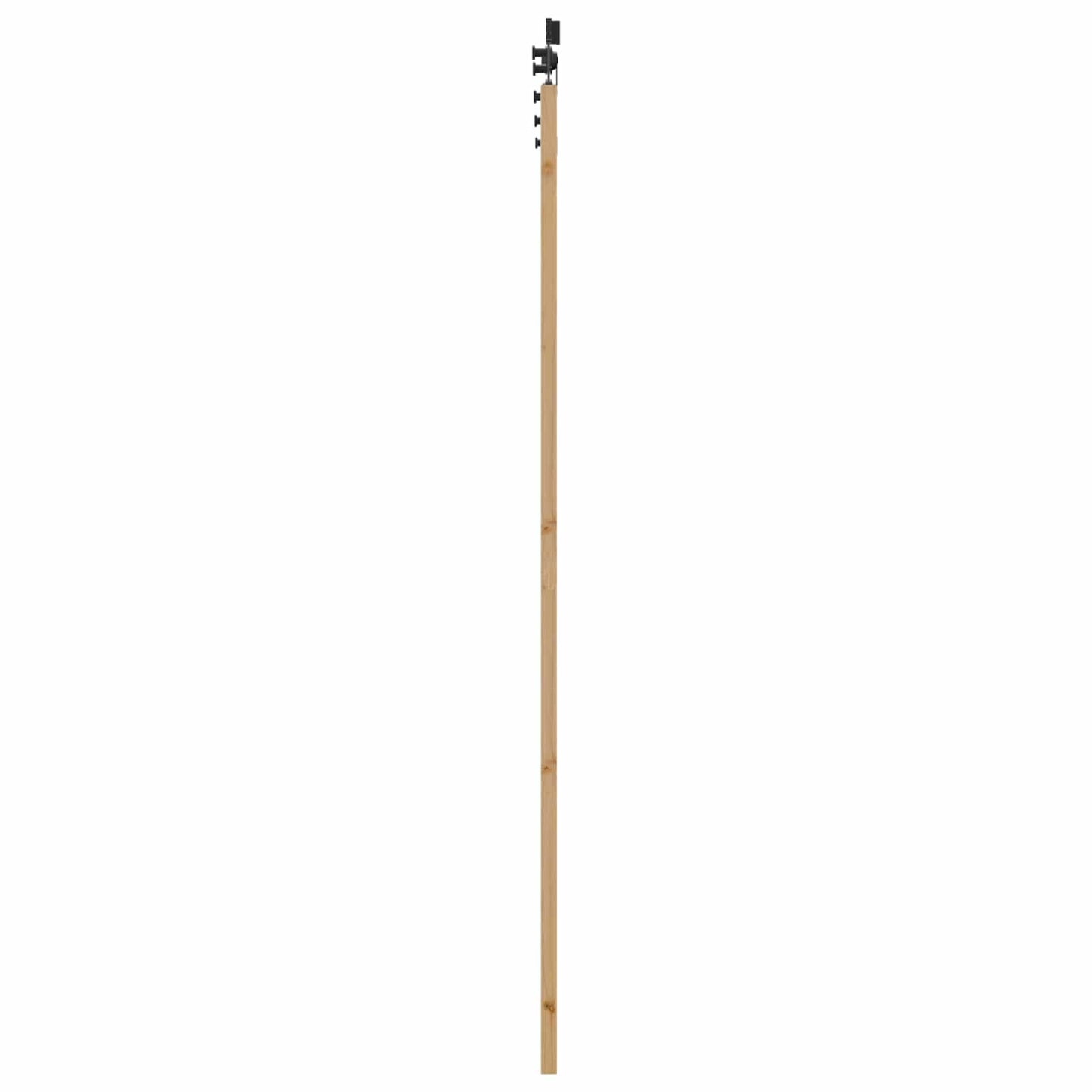 Porta scorrevole Naturale e Nero 83 x 232 cm | homemem39