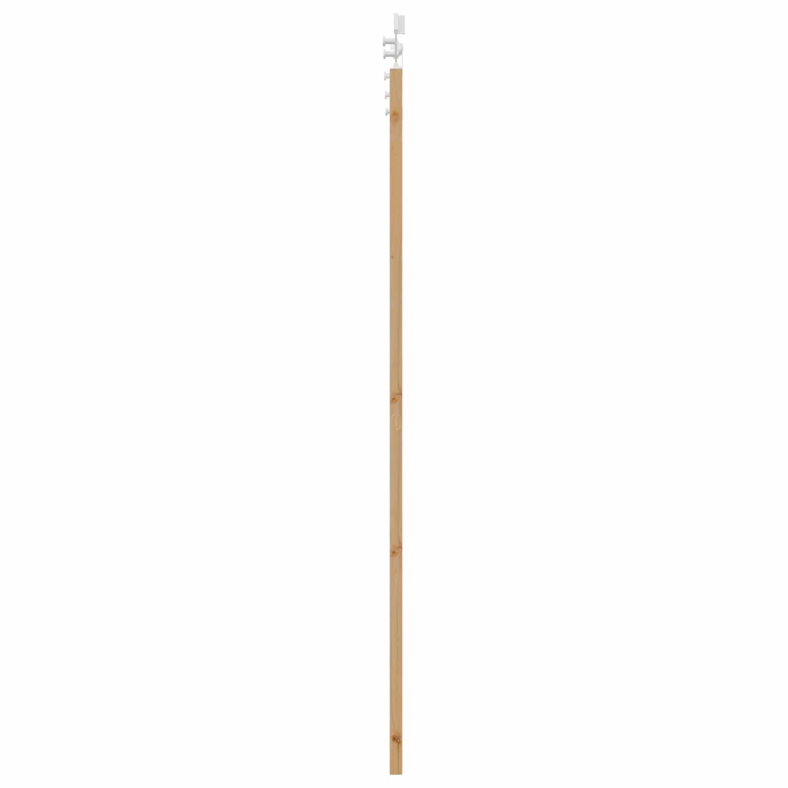 Porta scorrevole Naturale e Bianco 73,5 x 211 cm | homemem39