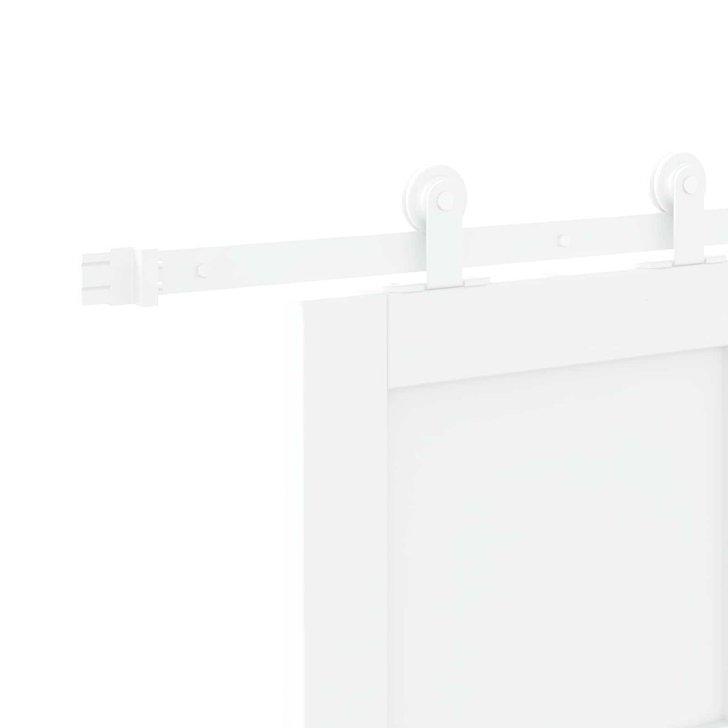 Porta scorrevole Bianco 83 x 202 cm Legno Massello di Pino | homemem39