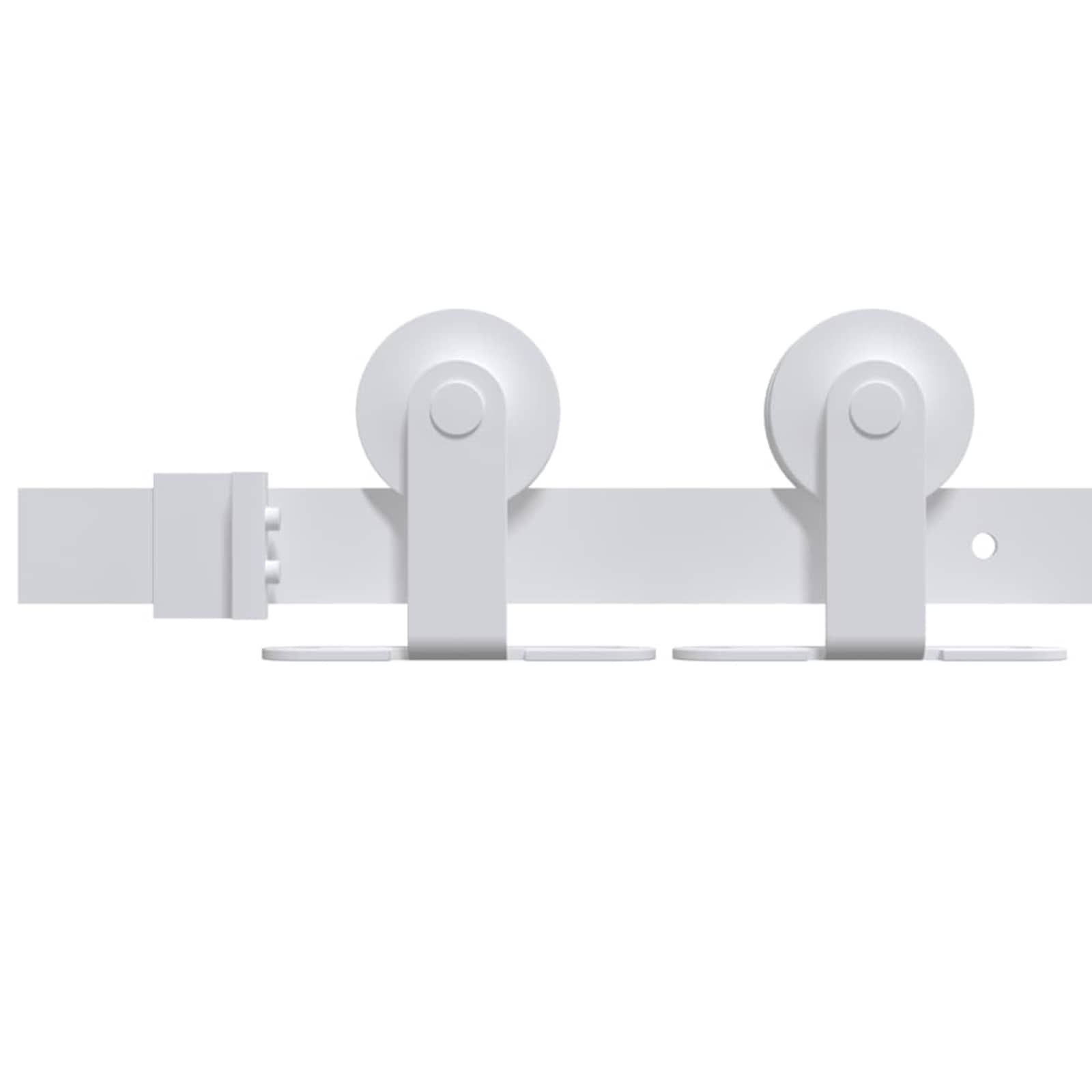 Porta scorrevole Bianco 83 x 202 cm Legno Massello di Pino | homemem39