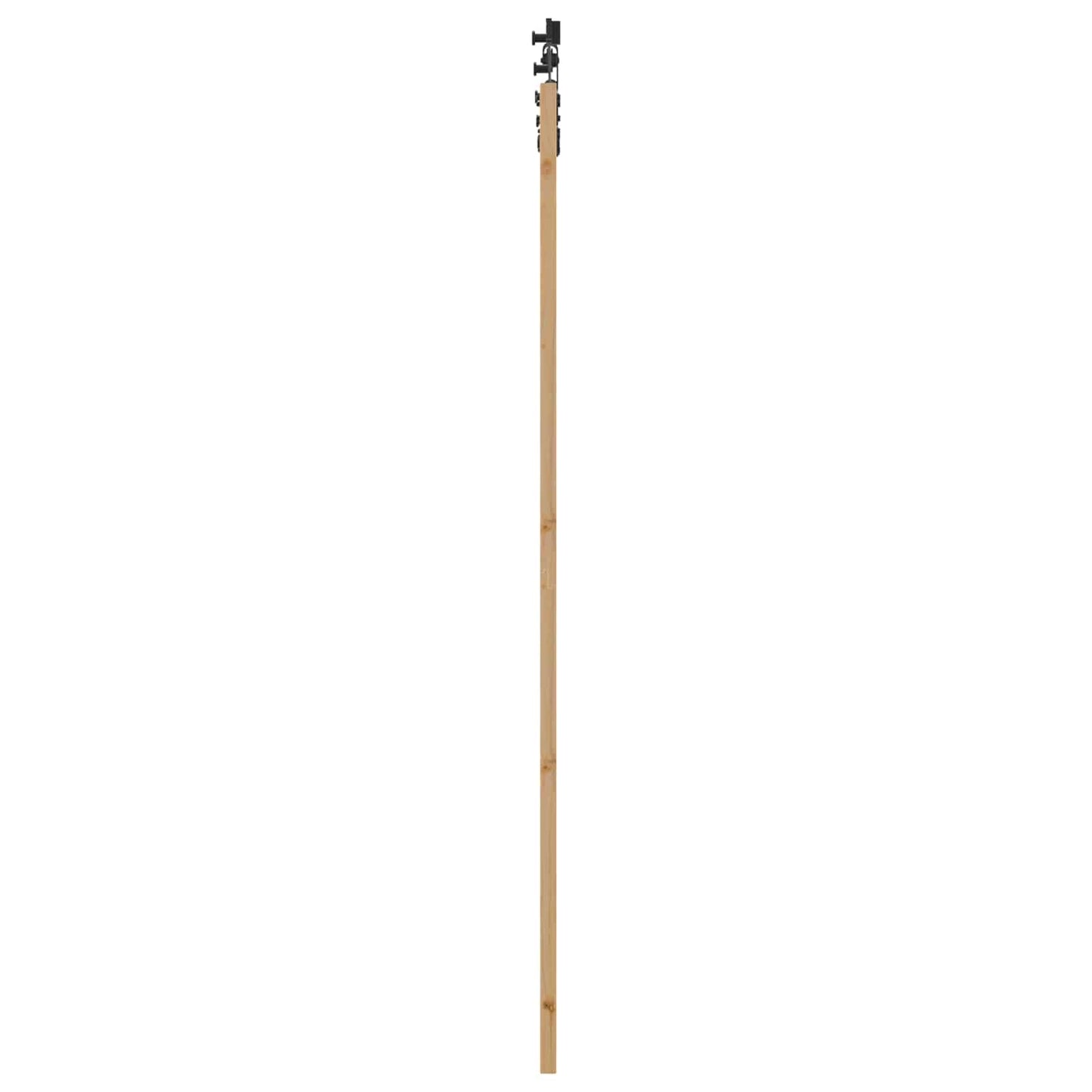 Porta scorrevole Naturale e Nero 83 x 232 cm | homemem39