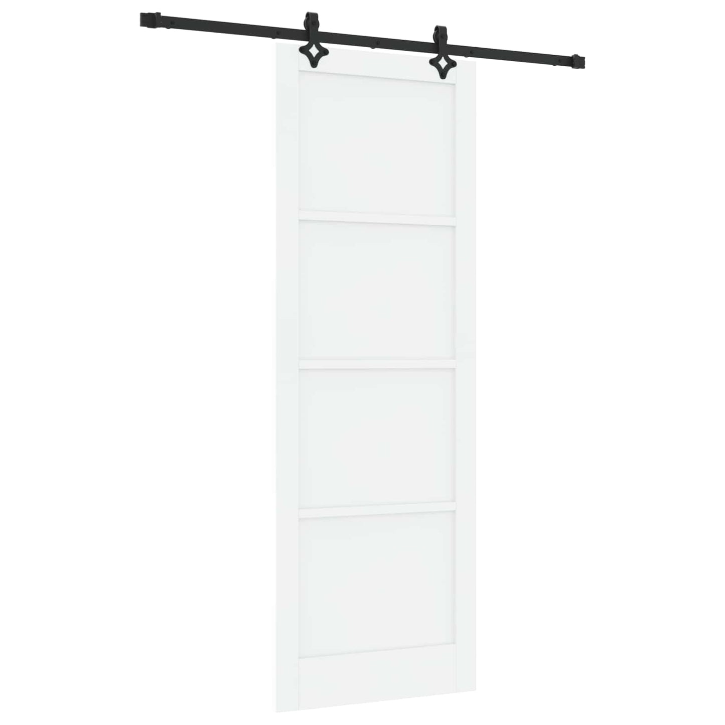 Porta scorrevole Bianco e Nero 83 x 232 cm
