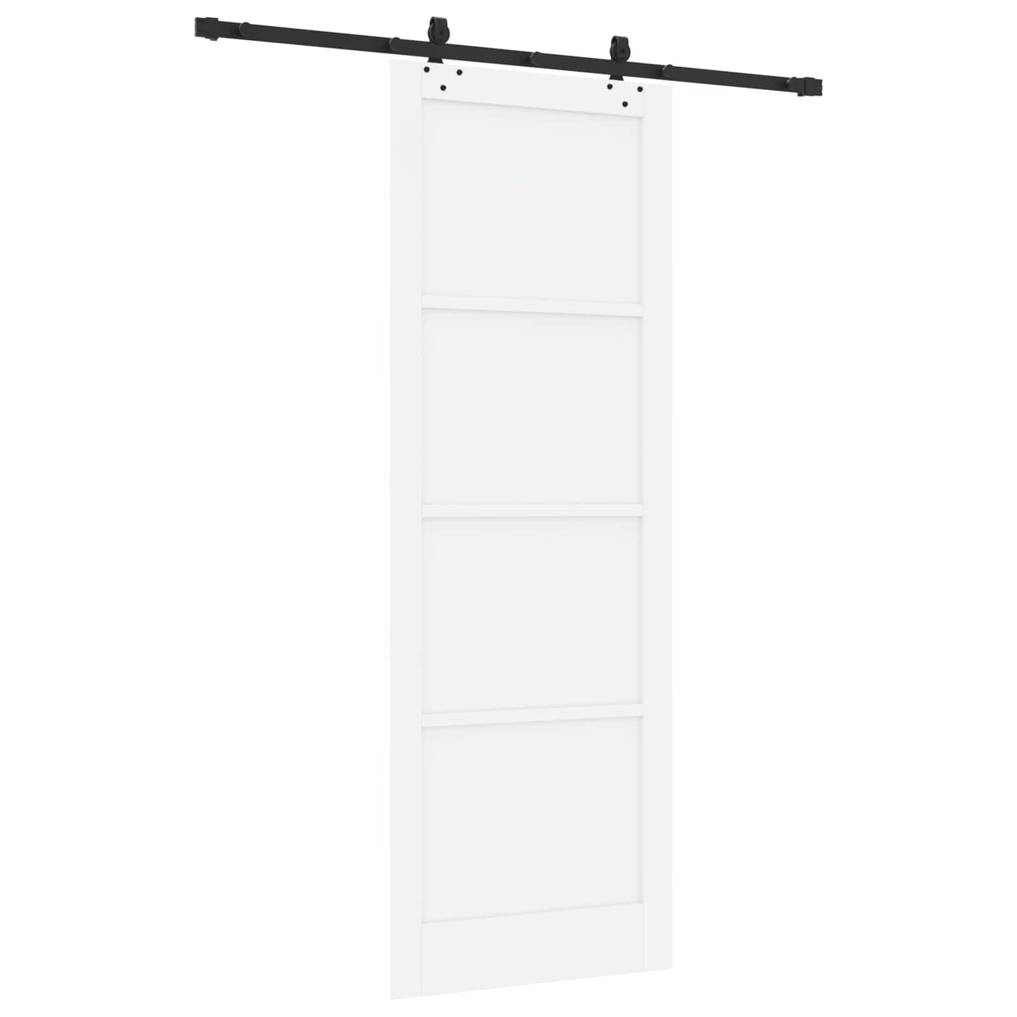 Porta scorrevole Bianco e Nero 83 x 232 cm | homemem39