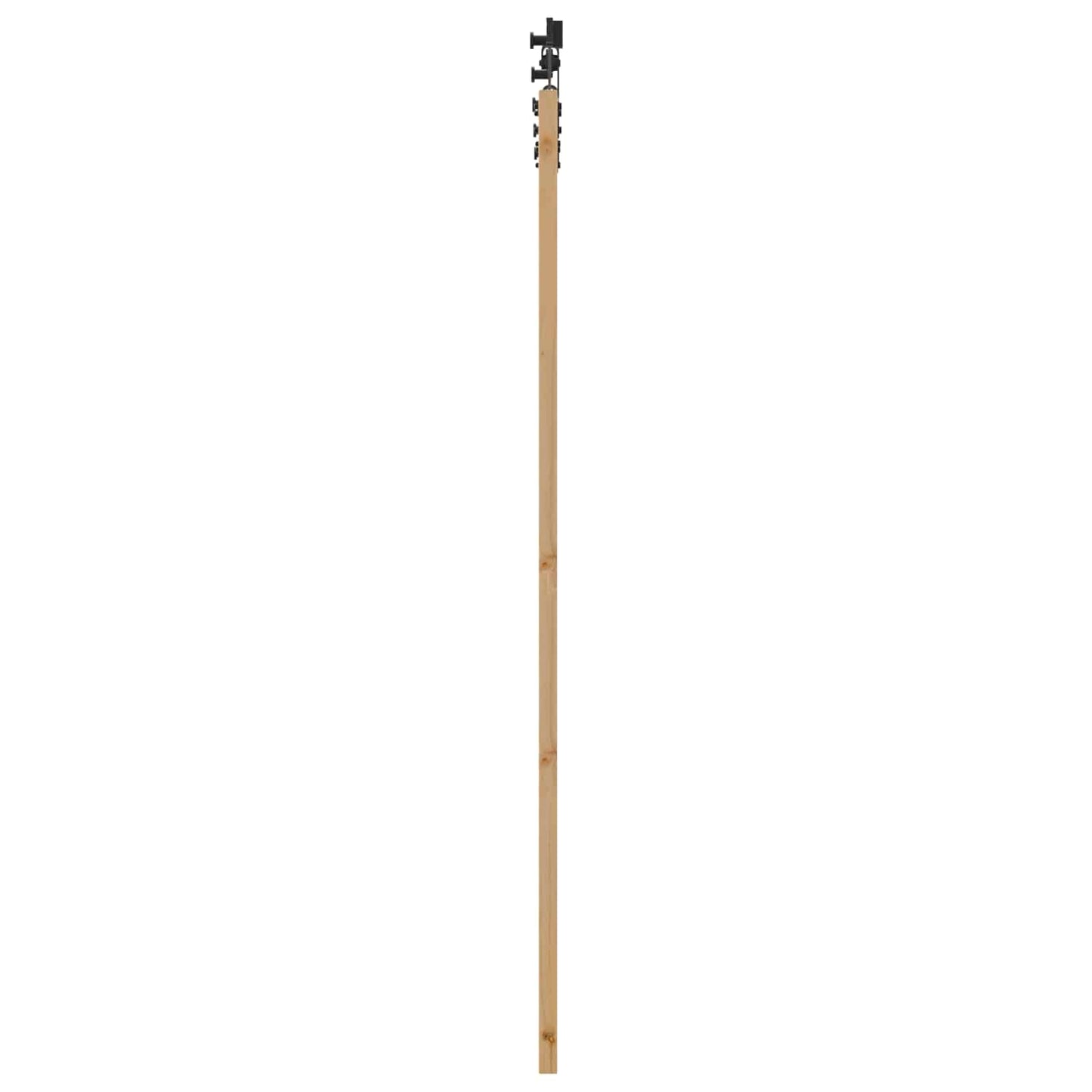 Porta scorrevole Naturale e Nero 86 x 198,5 cm | homemem39