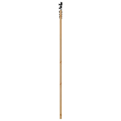 Porta scorrevole Naturale e Nero 86 x 198,5 cm | homemem39