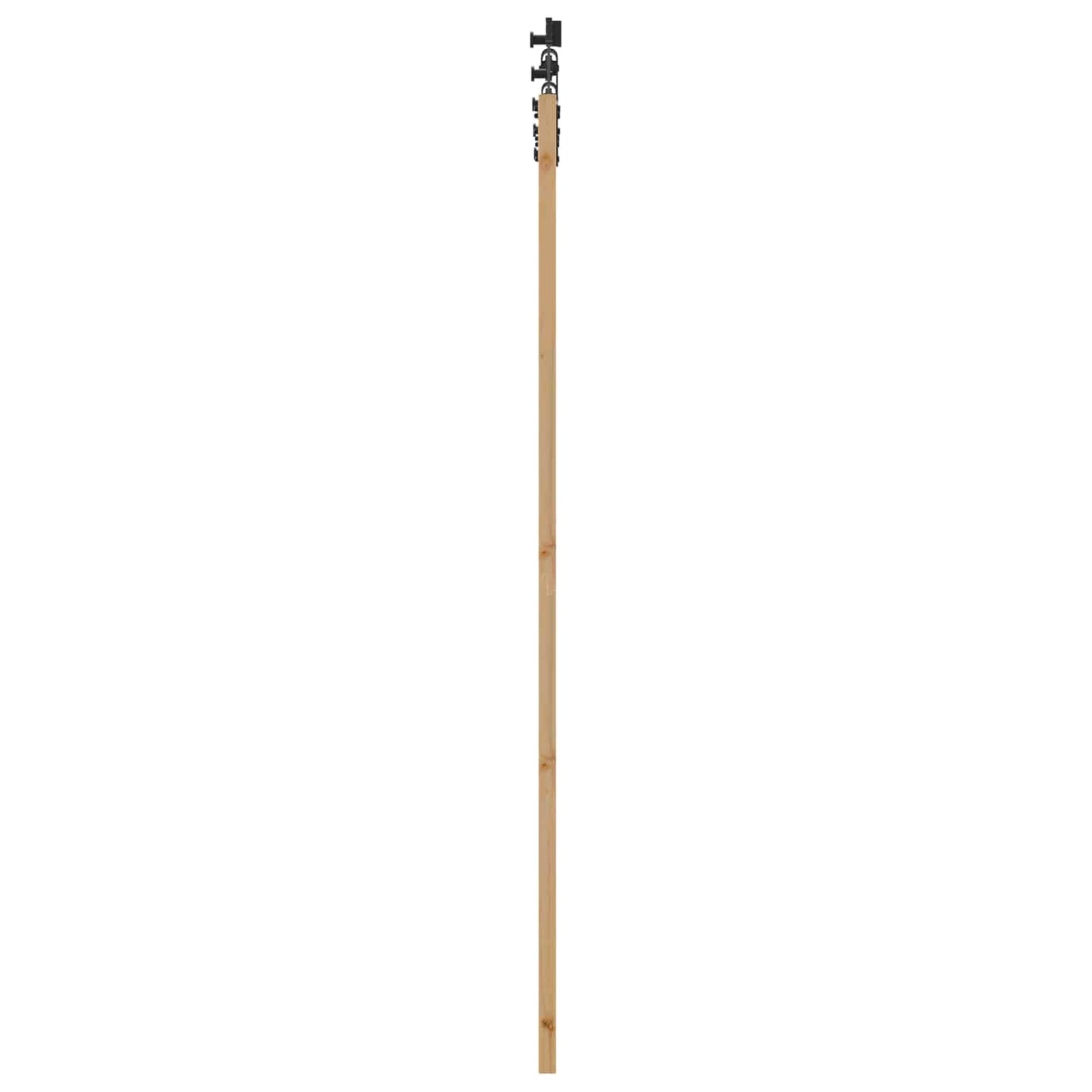 Porta scorrevole Naturale e Nero 73,5 x 211 cm | homemem39