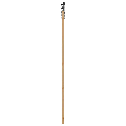 Porta scorrevole Naturale e Nero 73,5 x 211 cm | homemem39