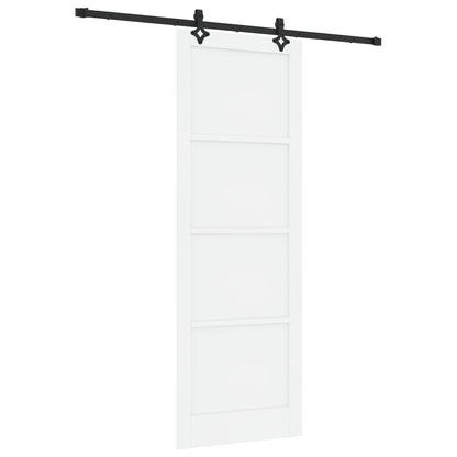 Porta scorrevole Bianco e Nero 83 x 232 cm | homemem39