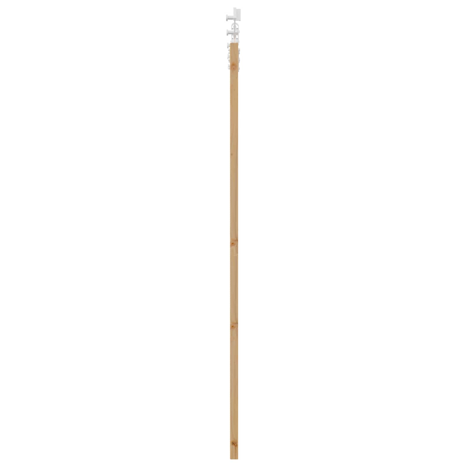Porta scorrevole Naturale e Bianco 61 x 198,5 cm | homemem39