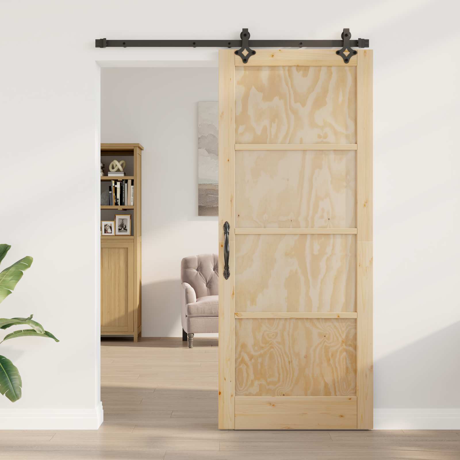 Porta scorrevole ORKDAL Naturale 86 x 211 cm | homemem39