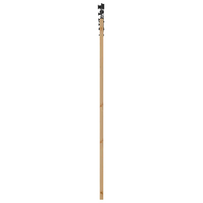 Porta scorrevole ORKDAL Naturale e Nero 61 x 198,5 cm | homemem39
