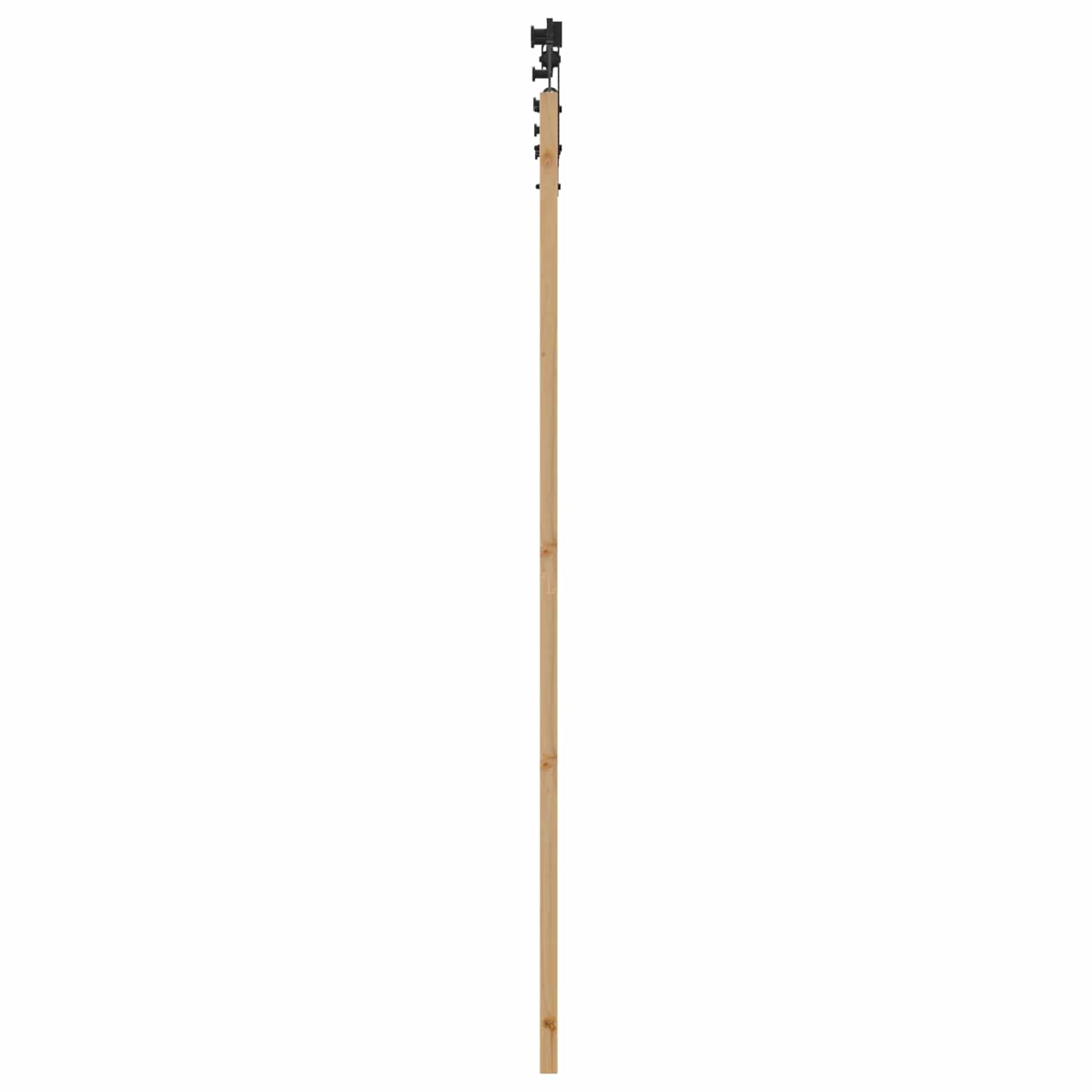 Porta scorrevole ORKDAL Naturale e Nero 73,5 x 211 cm | homemem39