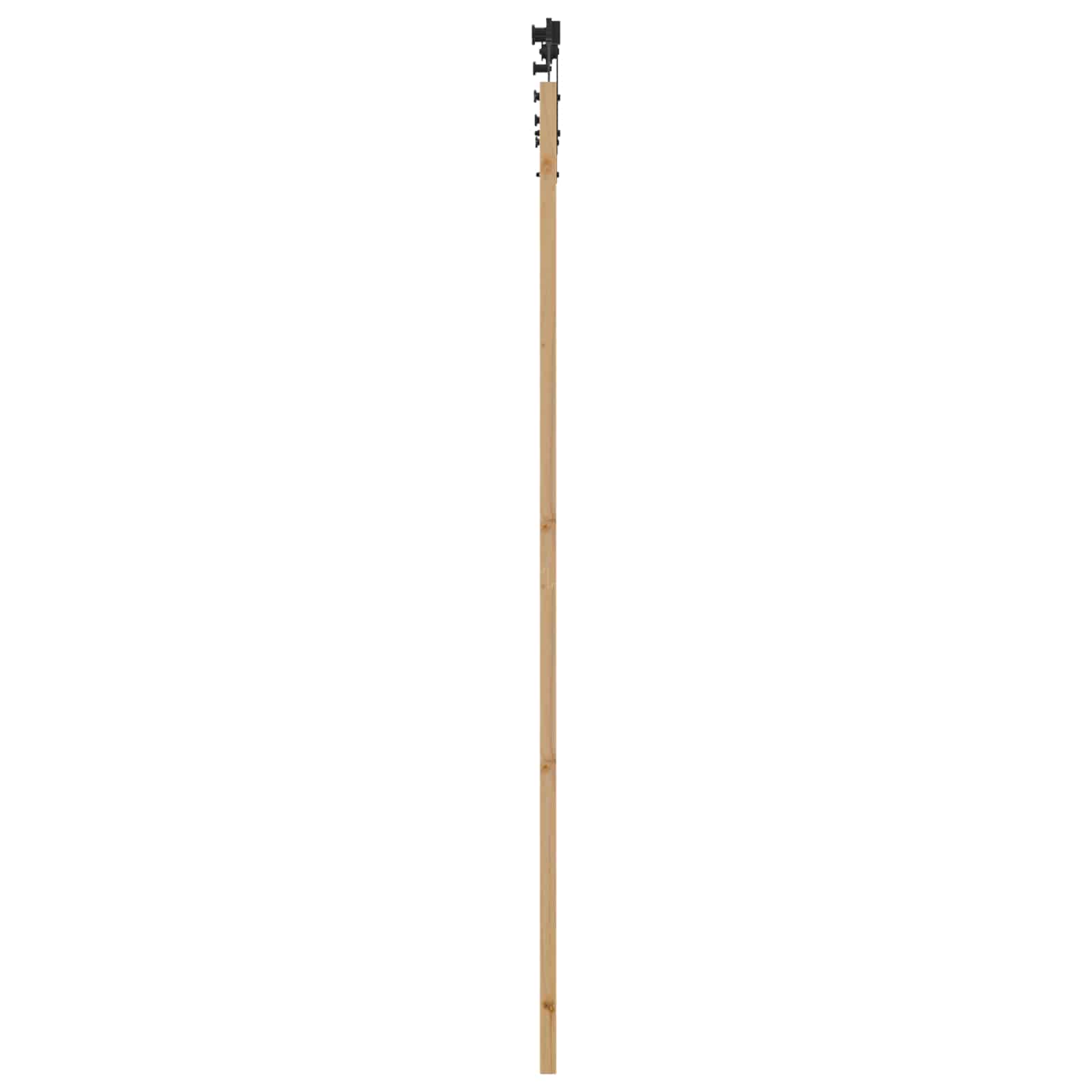 Porta scorrevole ORKDAL Naturale e Nero 83 x 232 cm | homemem39