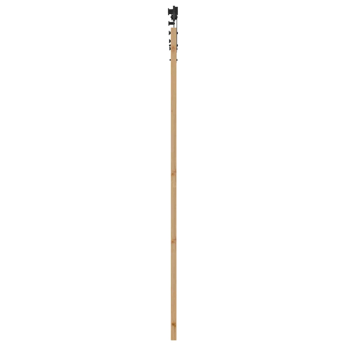 Porta scorrevole ORKDAL Naturale e Nero 86 x 211 cm | homemem39