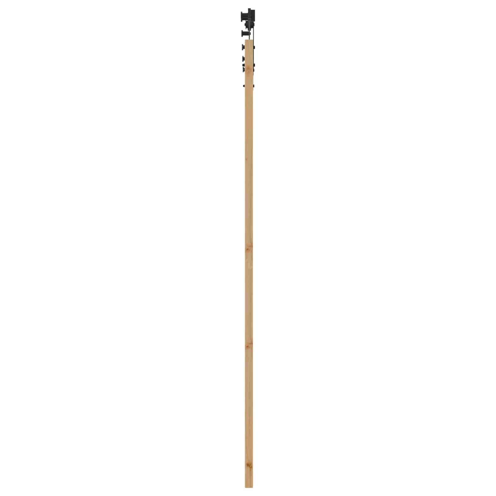 Porta scorrevole ORKDAL Naturale e Nero 86 x 211 cm | homemem39