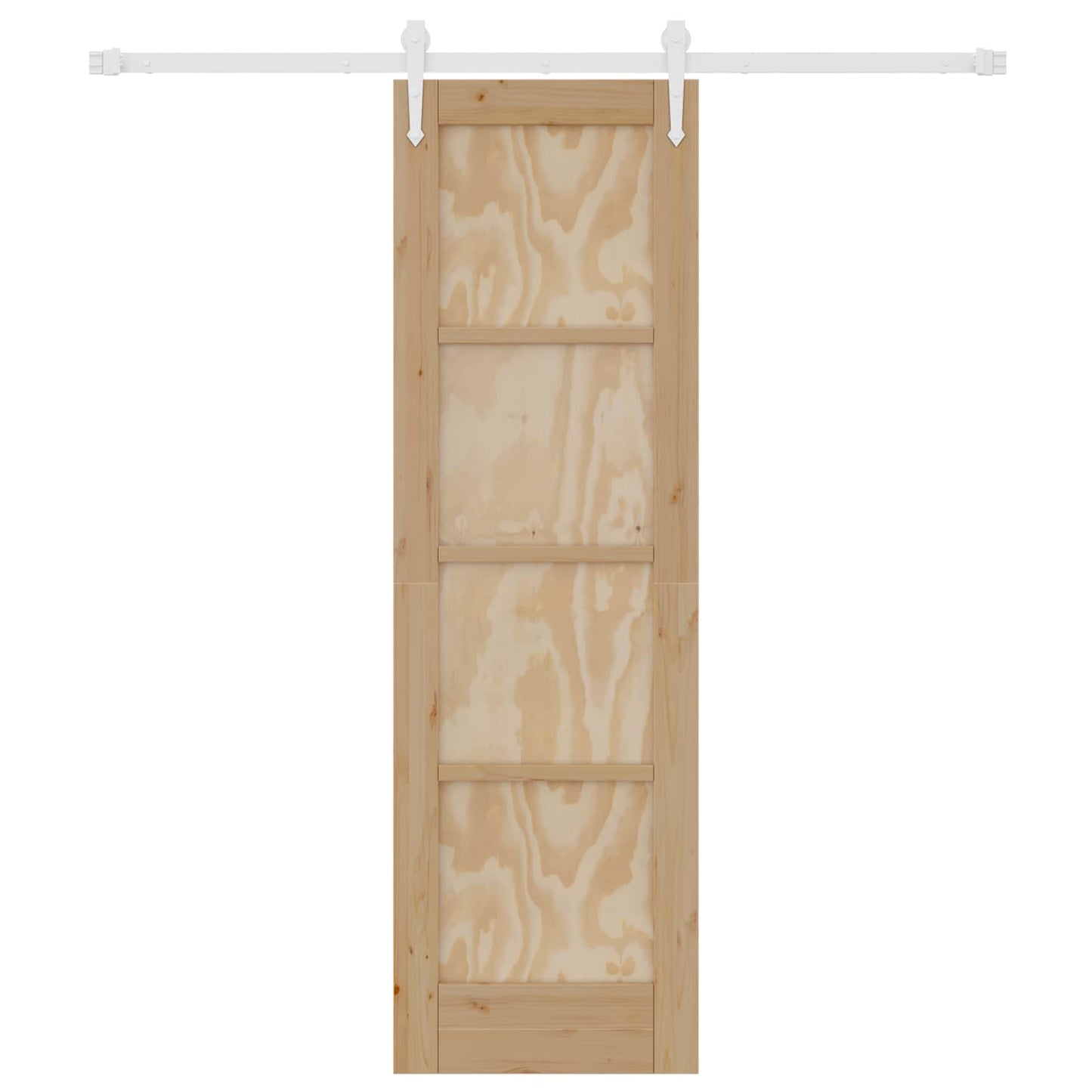 Porta scorrevole ORKDAL Naturale e Bianco 61 x 198,5 cm | homemem39