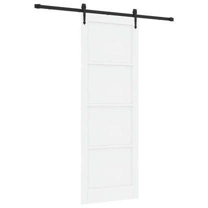 Porta scorrevole ORKDAL Bianco e Nero 83 x 232 cm | homemem39
