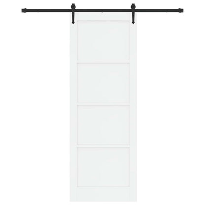 Porta scorrevole ORKDAL Bianco e Nero 83 x 232 cm | homemem39