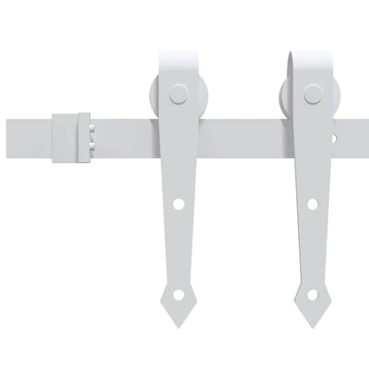 Porta scorrevole ORKDAL Naturale e Bianco 73,5 x 211 cm | homemem39