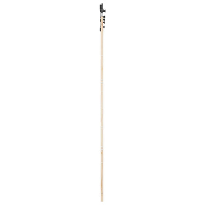 Porta scorrevole Naturale 80 x 208 cm Legno Massello di Pino | homemem39