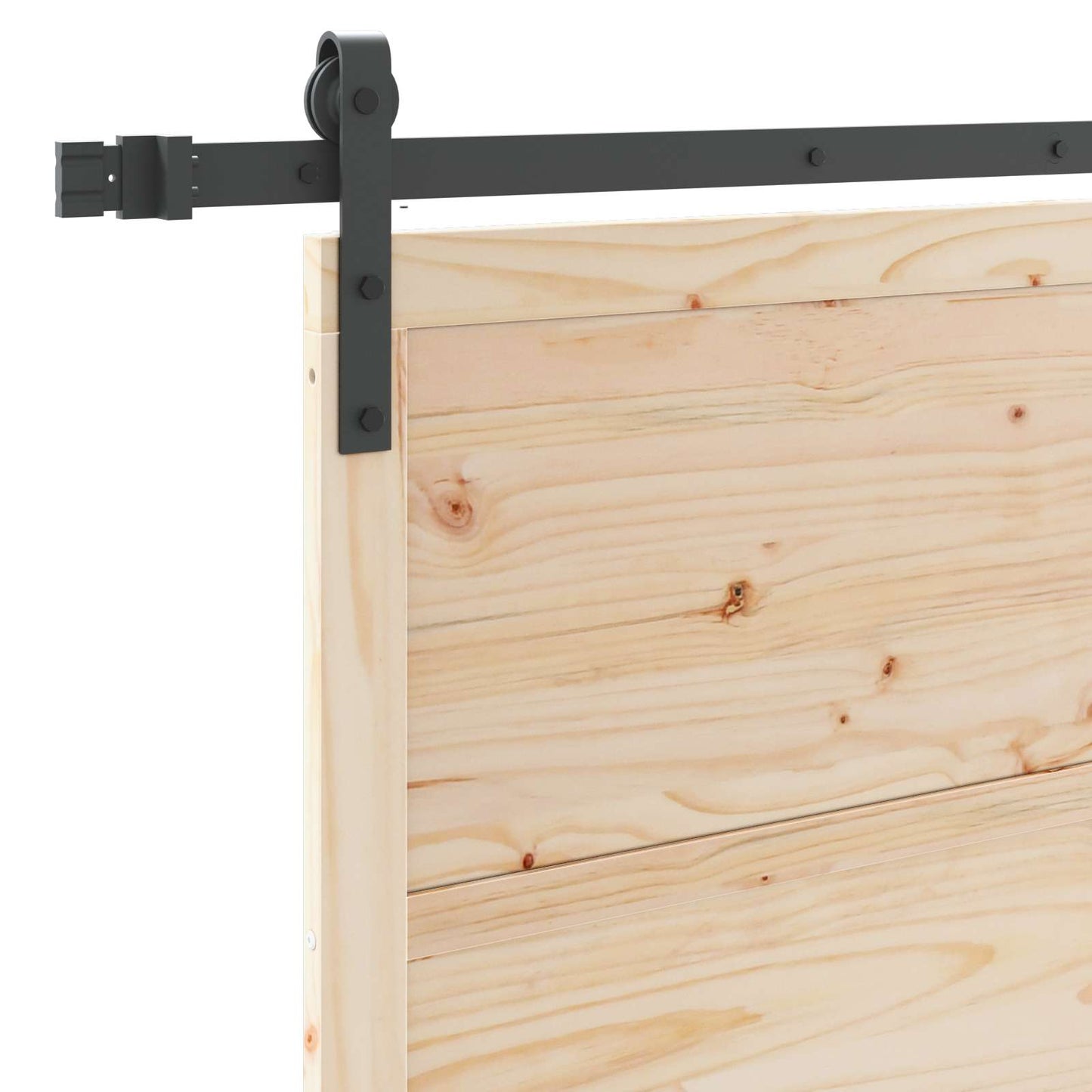 Porta scorrevole Naturale 80 x 208 cm Legno Massello di Pino | homemem39